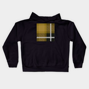 Yellow Plaid Kids Hoodie